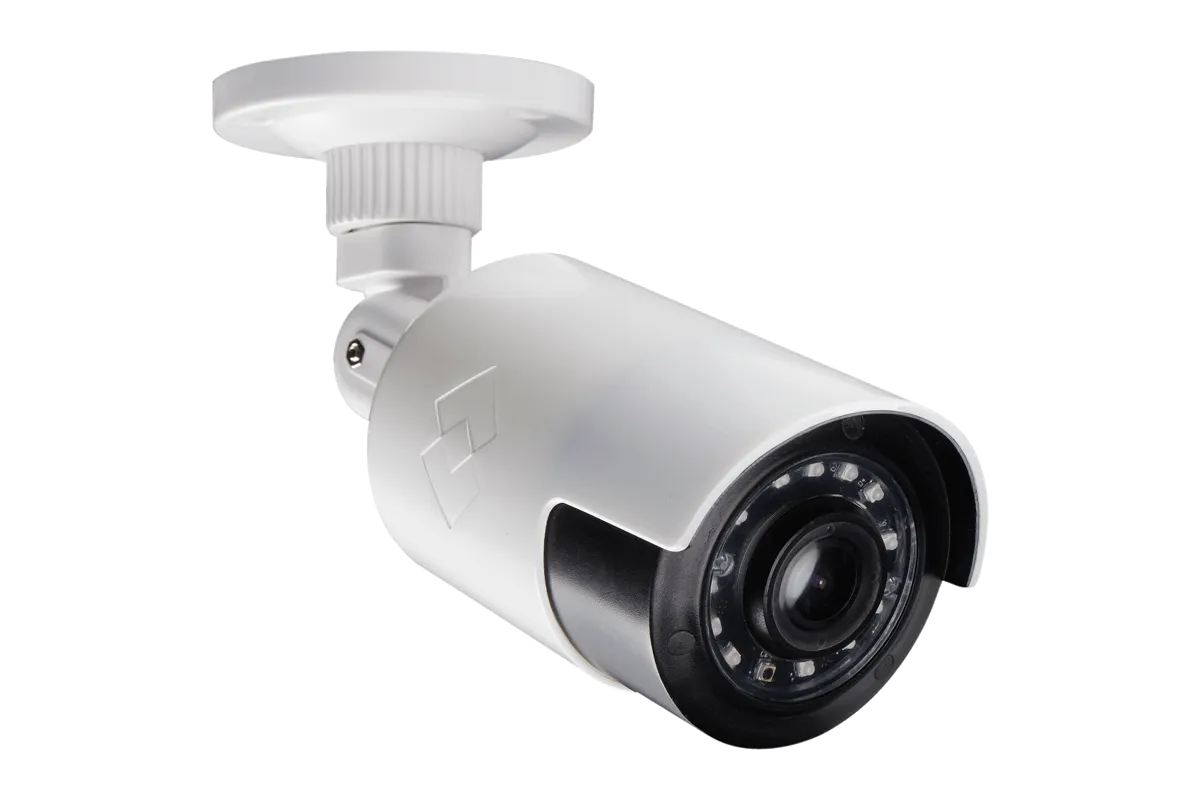 1080p HD Outdoor Security System with 4 Ultra Wide Lens Cameras and 4 Vandal proof 3x Zoom Cameras, 150ft Night Vision