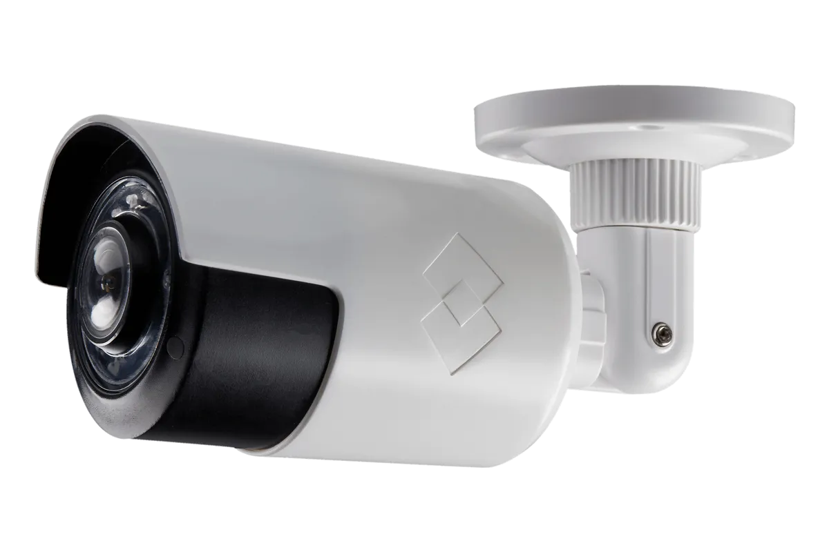 1080p HD Outdoor Security System with 4 Ultra Wide Lens Cameras and 4 Vandal proof 3x Zoom Cameras, 150ft Night Vision