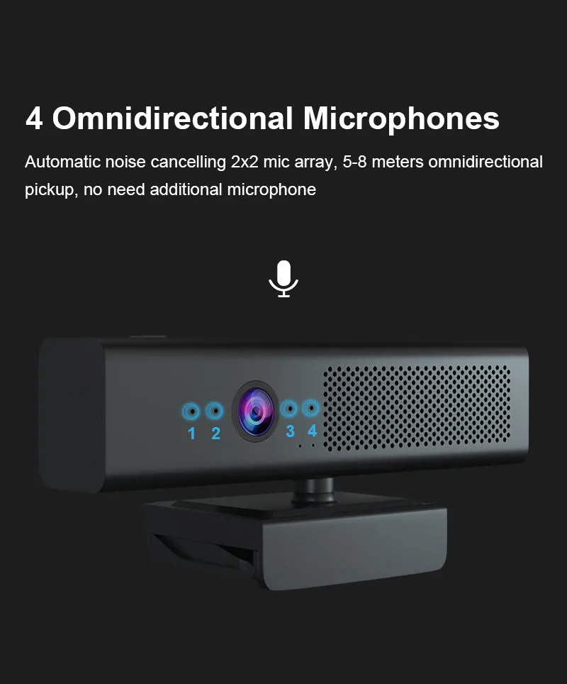 1080P Video And Audio Conferencing Camera Speaker With Mics Q-Sx988