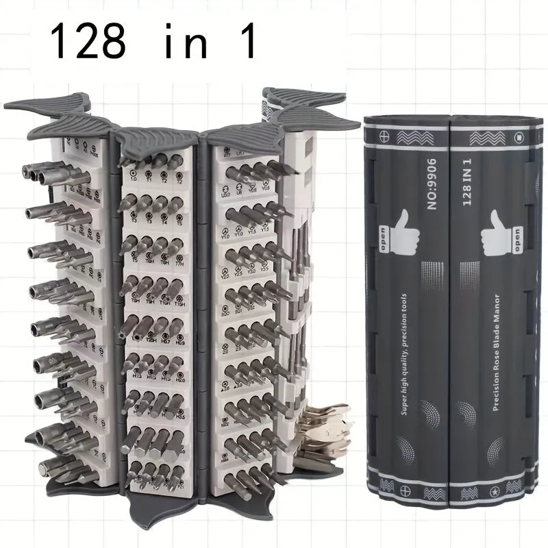 128in1 AllPurpose Manual Screwdriver Set  Ultimate Repair Tool