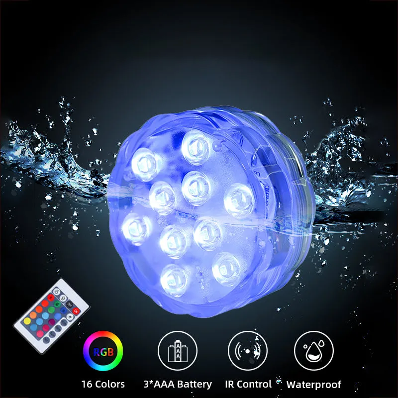 24 Key IR Remote Control Submersible Pool Lights