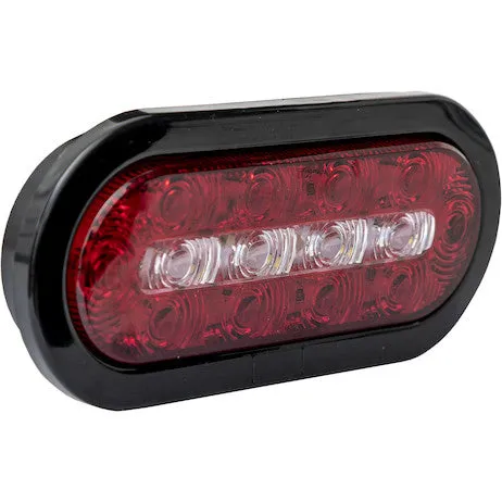 5626131 - 6 INCH OVAL COMBINATION STOP/TURN/TAIL & BACKUP LIGHT KIT (INCLUDES GROMMET AND PLUG)