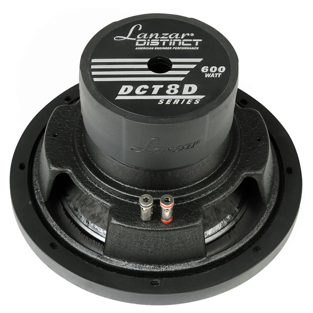 600 Watt 8'' High Power Dual 4 Ohm Voice Coil Subwoofer