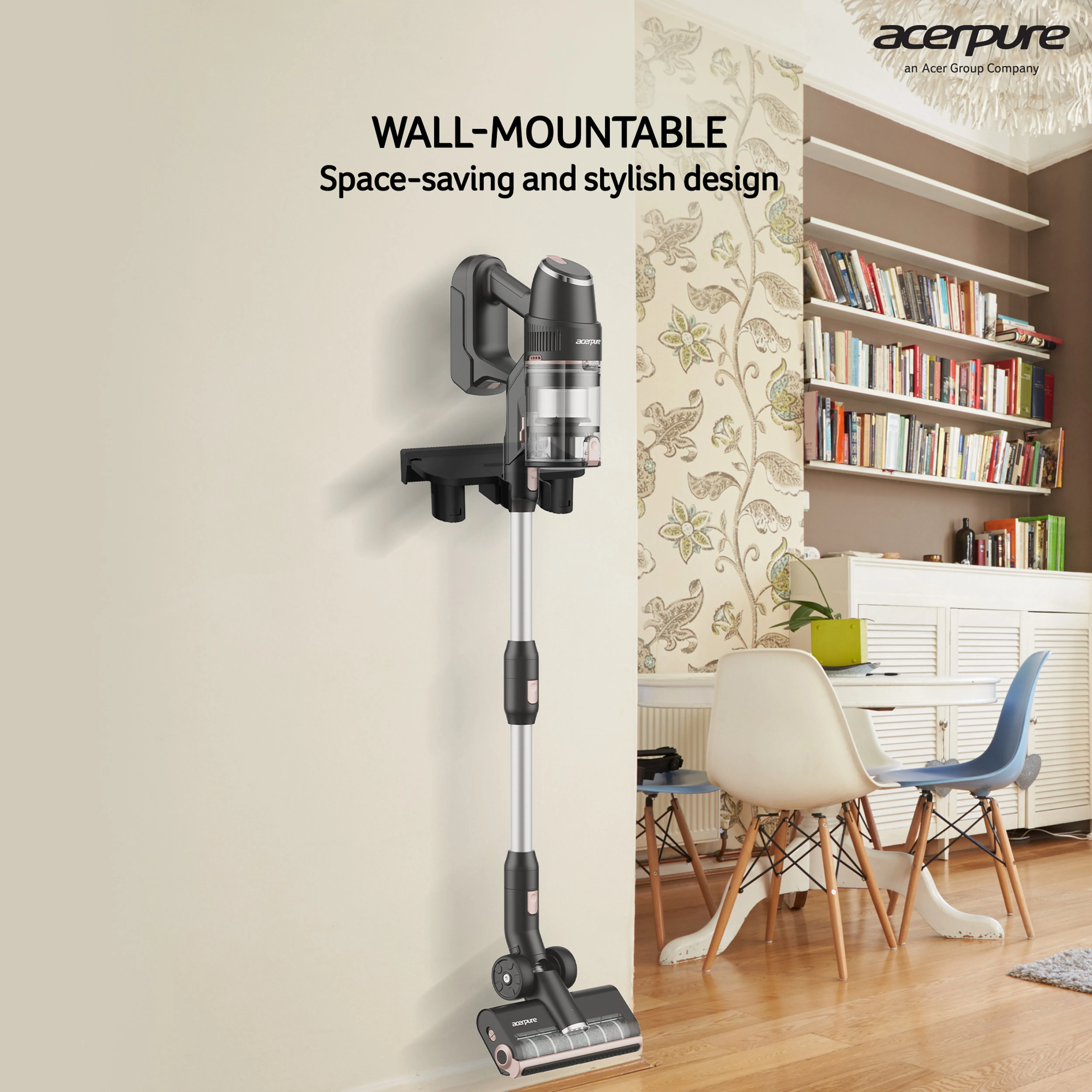 Acerpure Cordless 135AW  Upright Vacuum Cleaner |Cyclonic Technology|135 AW Motor| Long Run Time|Easy Dust Disposal