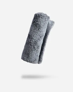 Adam's Borderless Grey Microfiber Towel