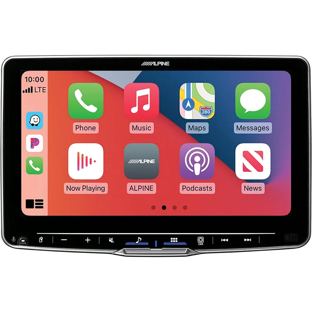 Alpine Halo9 Digital Multimedia Receiver Bluetooth Carplay Android Auto iLK-F509