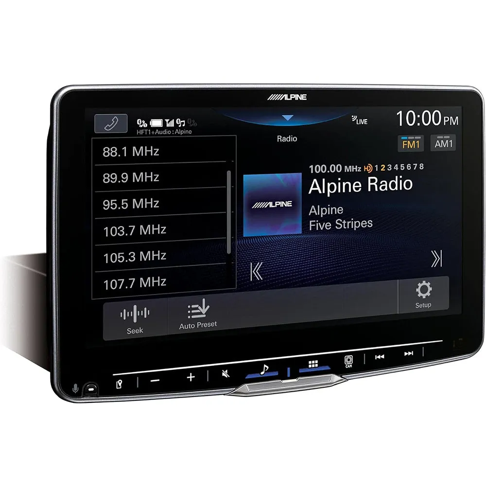 Alpine Halo9 Digital Multimedia Receiver Bluetooth Carplay Android Auto iLK-F509