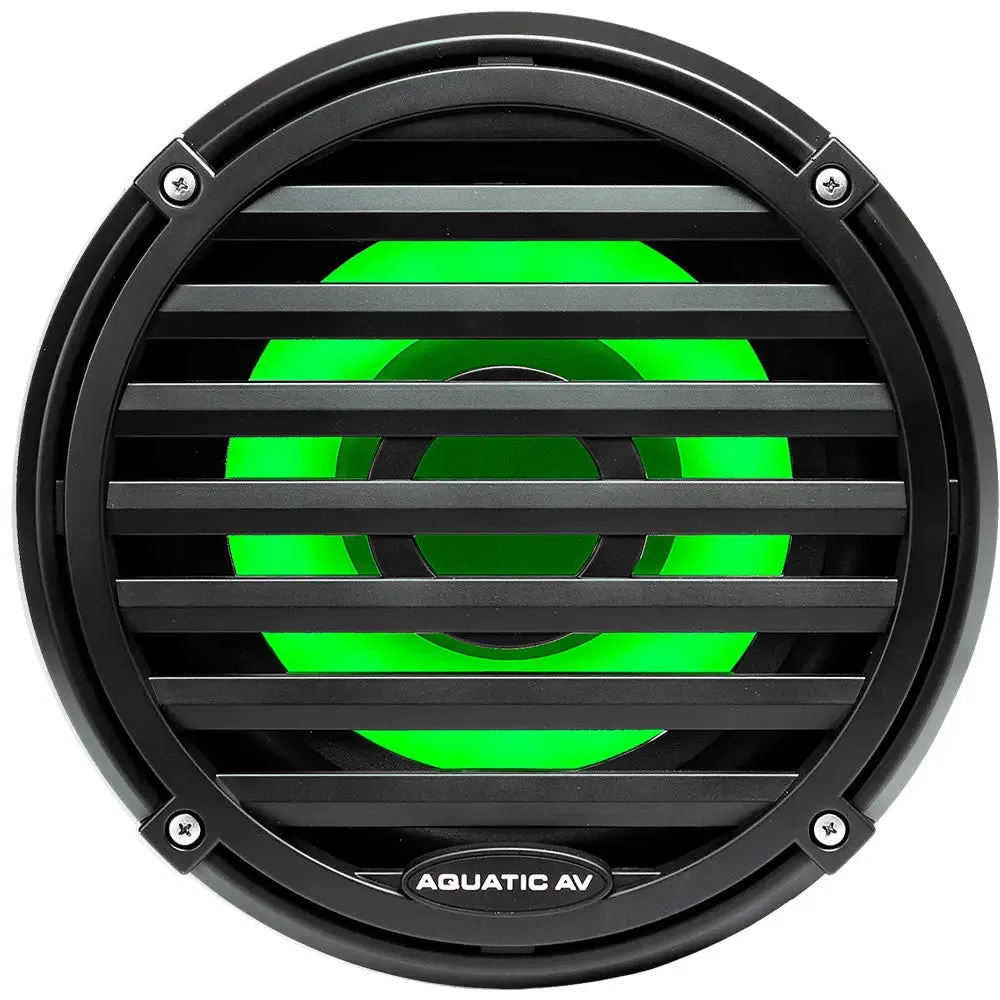 Aquatic AV EL412 Elite 10" Marine Subwoofer Waterproof 600W 4 Ohm Black (Each)