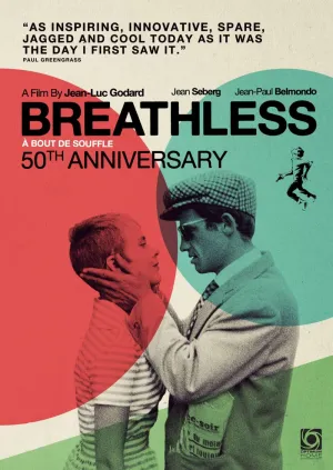 Breathless (A Bout De Souffle) - Jean-Luc Godard - French New Wave Cinema 50th Anniversary Poster - Canvas Prints