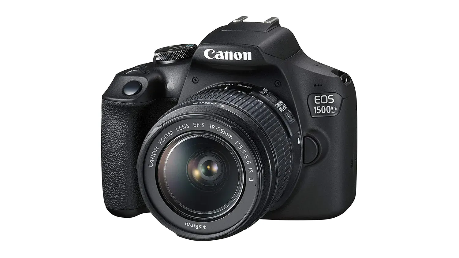 Cameras - Canon EOS 1500D DSLR with EF-S 18-55mm Lens