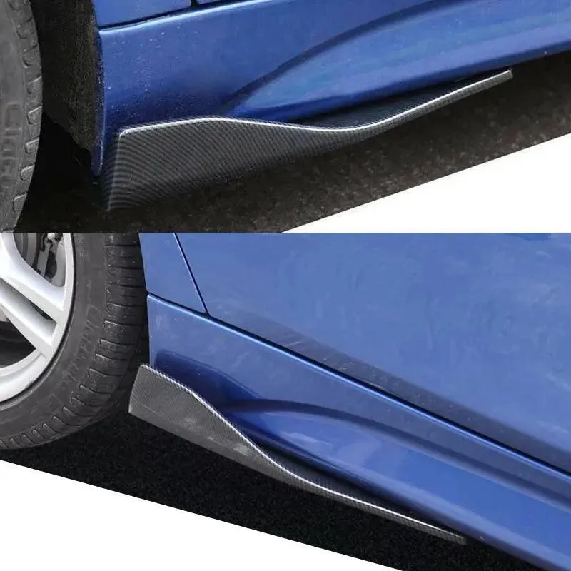 Car Defender Kit: Rear Bumper Lip, Side Skirt, Corner Guards - Universal Fit