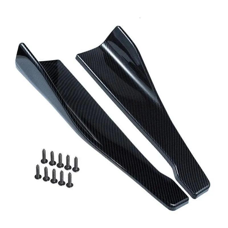 Car Defender Kit: Rear Bumper Lip, Side Skirt, Corner Guards - Universal Fit