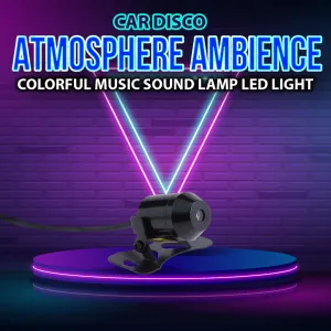 Car Disco Atmosphere Ambience Colorful Music Sound Lamp LED Light Galaxy Light( Without Remote)