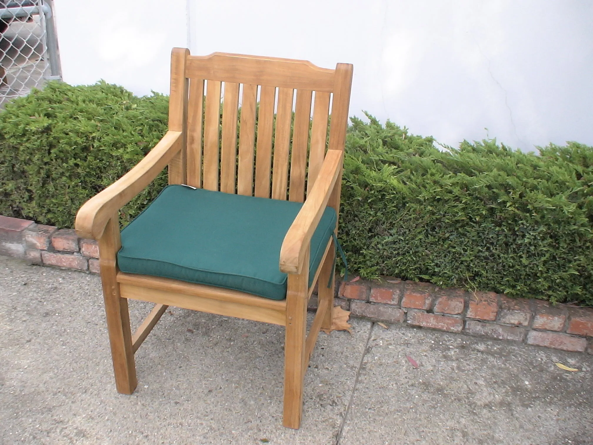 Classic Teak Arm Chair Cushion