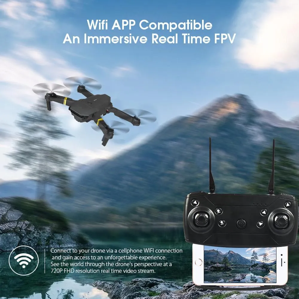 Collapsible RC Quadcopter Helicopter 1080P HD Camera