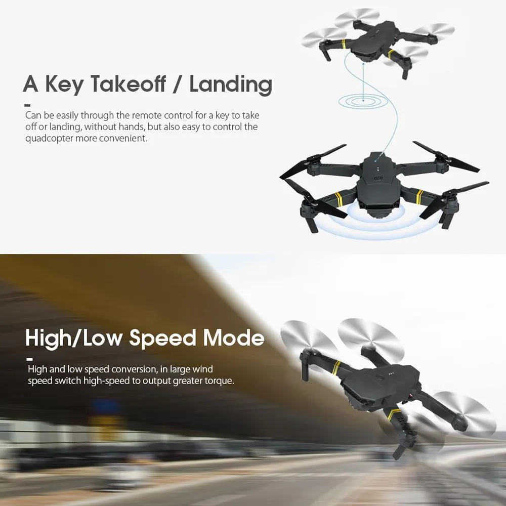 Collapsible RC Quadcopter Helicopter 1080P HD Camera