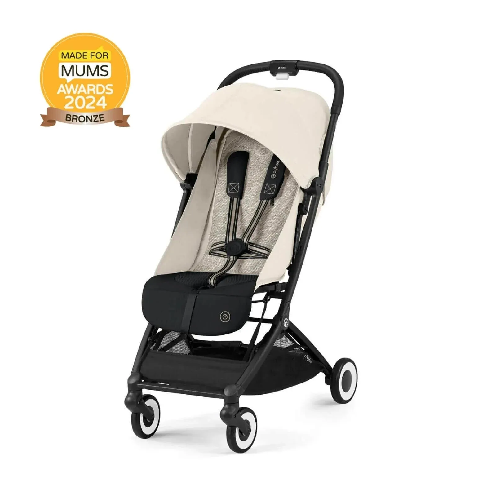 Cybex Orfeo Compact Travel Pushchair - Canvas White