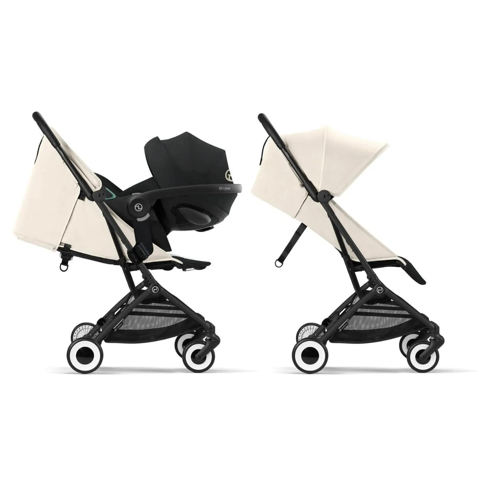 Cybex Orfeo Compact Travel Pushchair - Canvas White