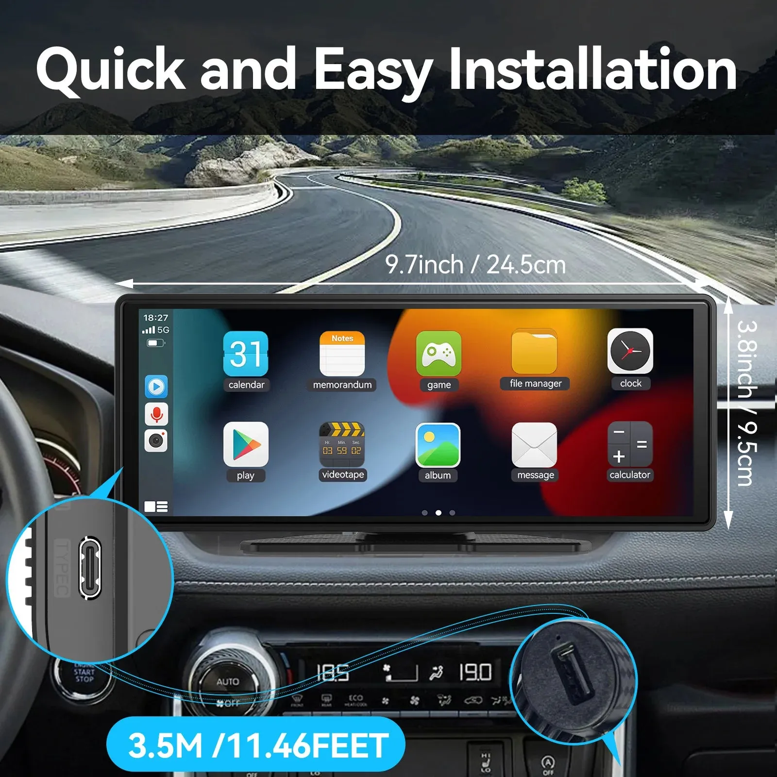 DriveMate Pro 10.26” HD Smart CarPlay System Buy 1 Get 1 50% Off