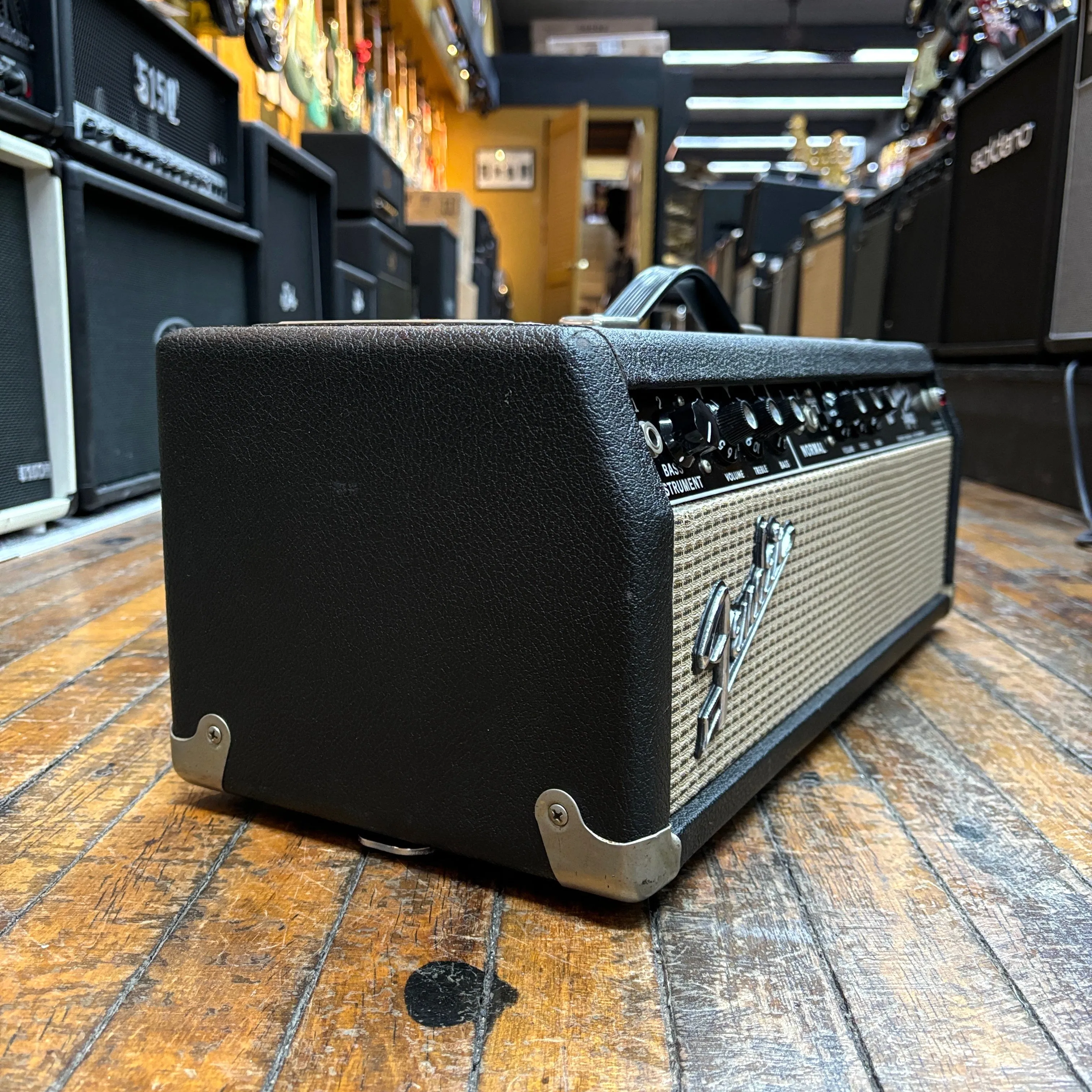 Fender Black Panel Bassman 2-Channel 50-Watt Guitar Amp Head 1966 w/Carl's Custom Amps Rebuild and Mods