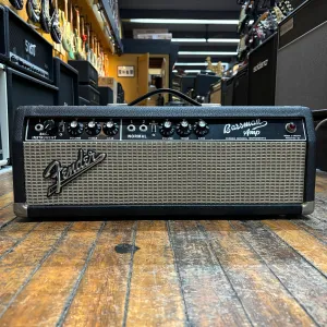 Fender Black Panel Bassman 2-Channel 50-Watt Guitar Amp Head 1966 w/Carl's Custom Amps Rebuild and Mods