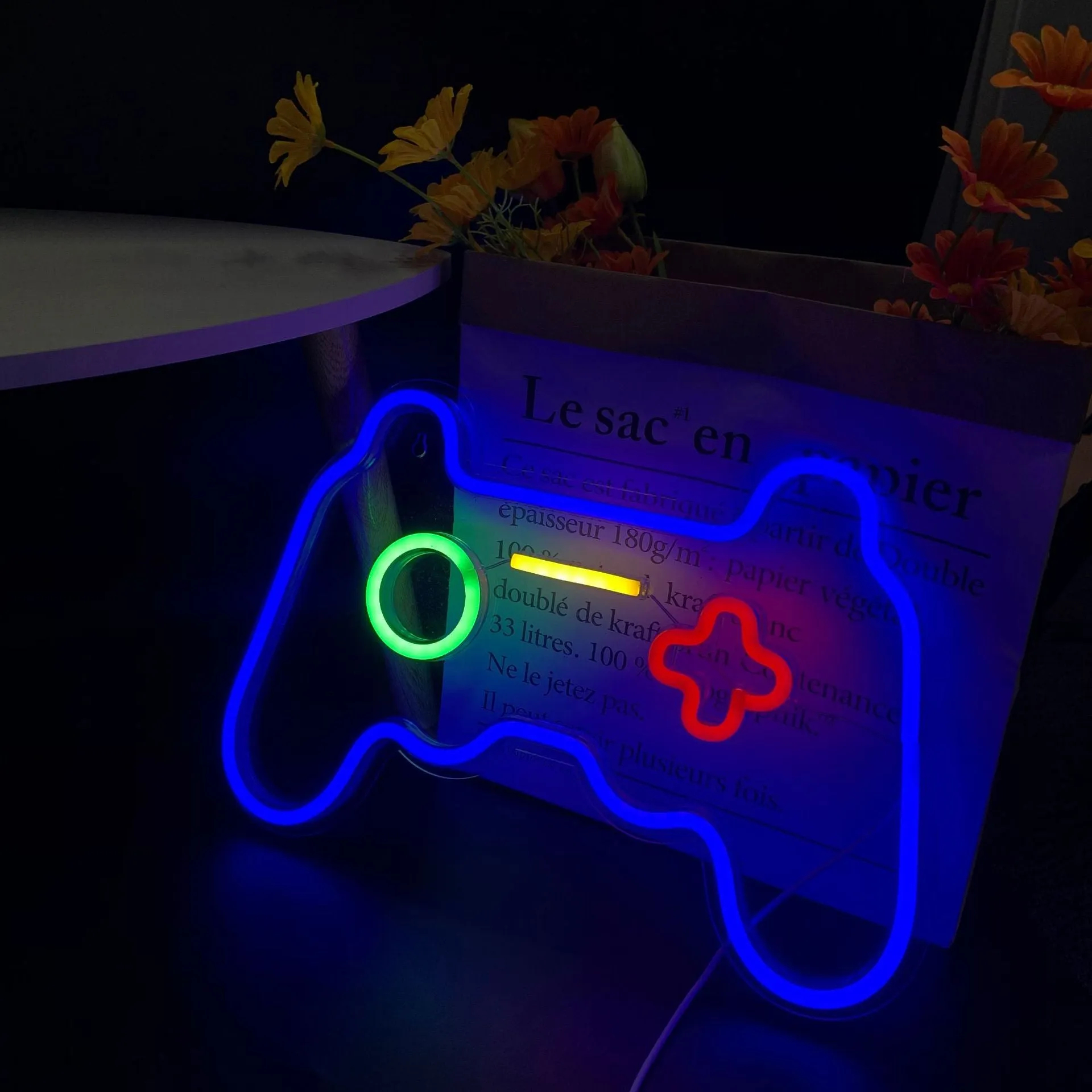 Gamepad Shape Led Neon Light