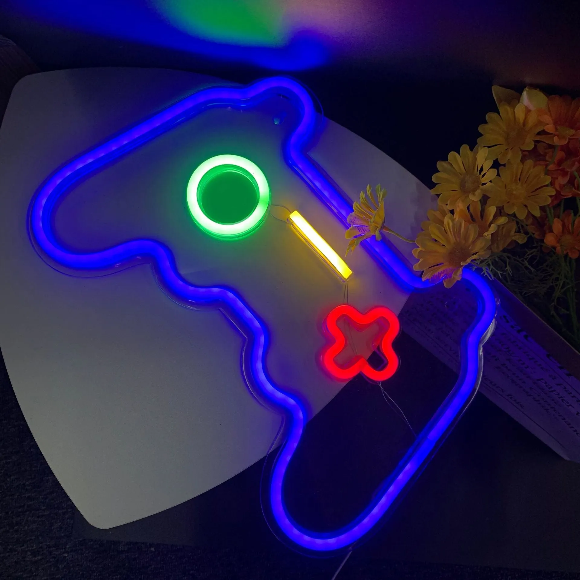 Gamepad Shape Led Neon Light