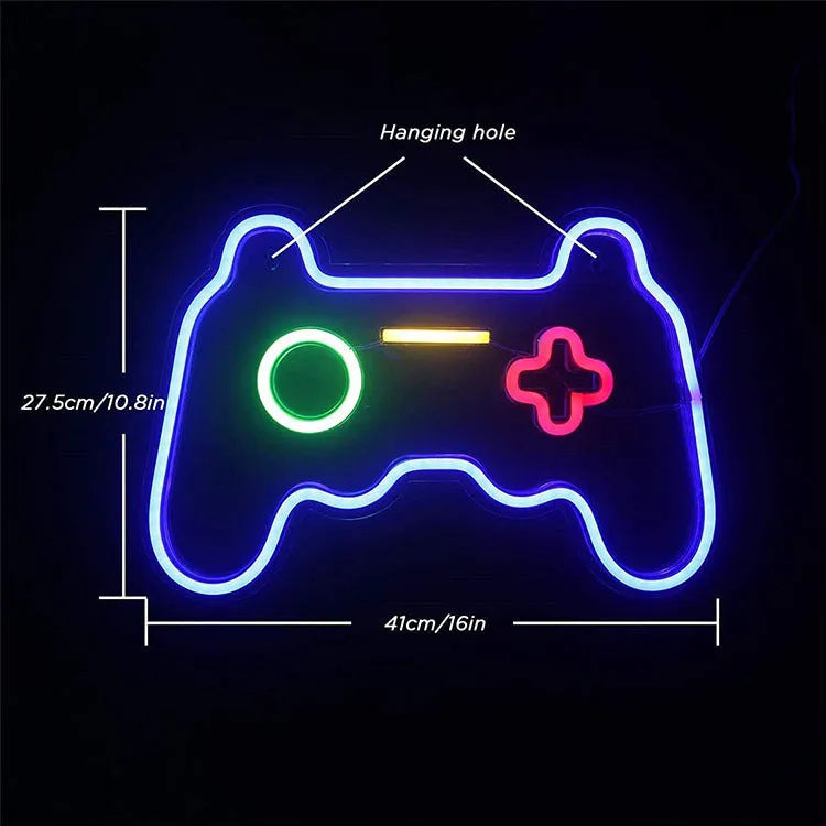 Gamepad Shape Led Neon Light