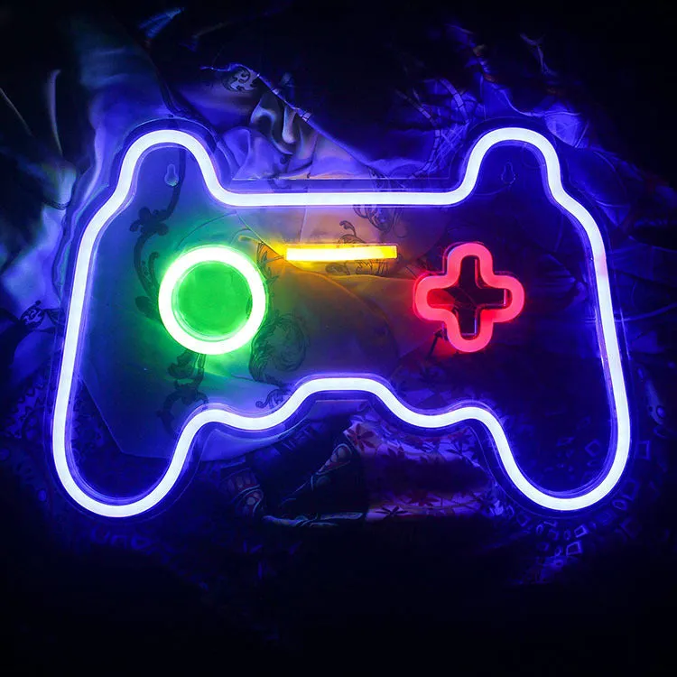 Gamepad Shape Led Neon Light