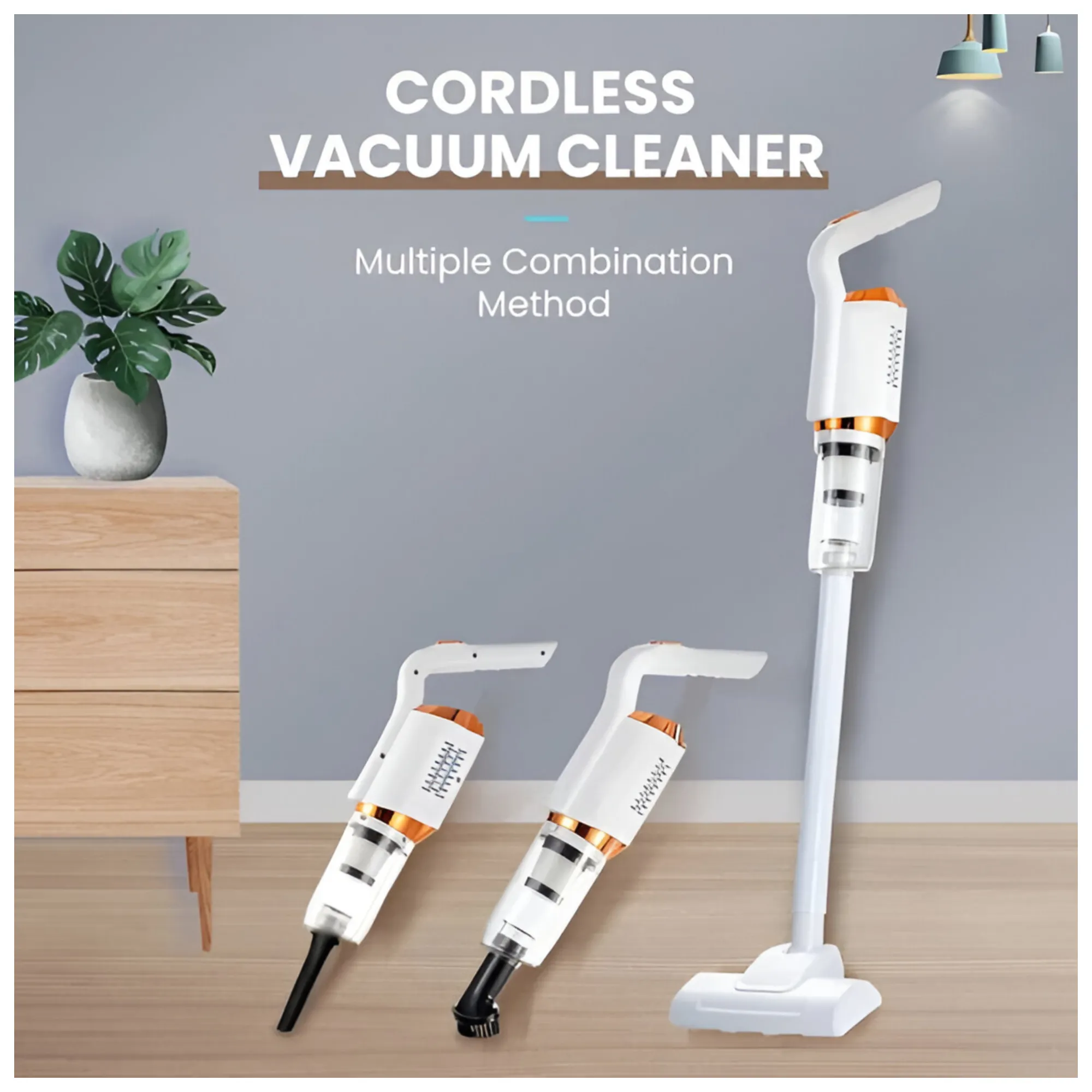 Handheld Cordless USB Rechargeable Vacuum Cleaner For Car And Home