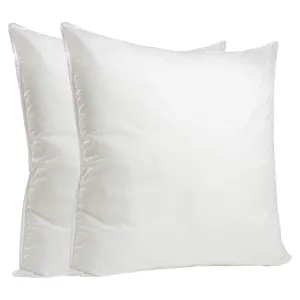 Hollowfibre Bounce Back Cushion Insert for Sofa and Bed – Pack of 2