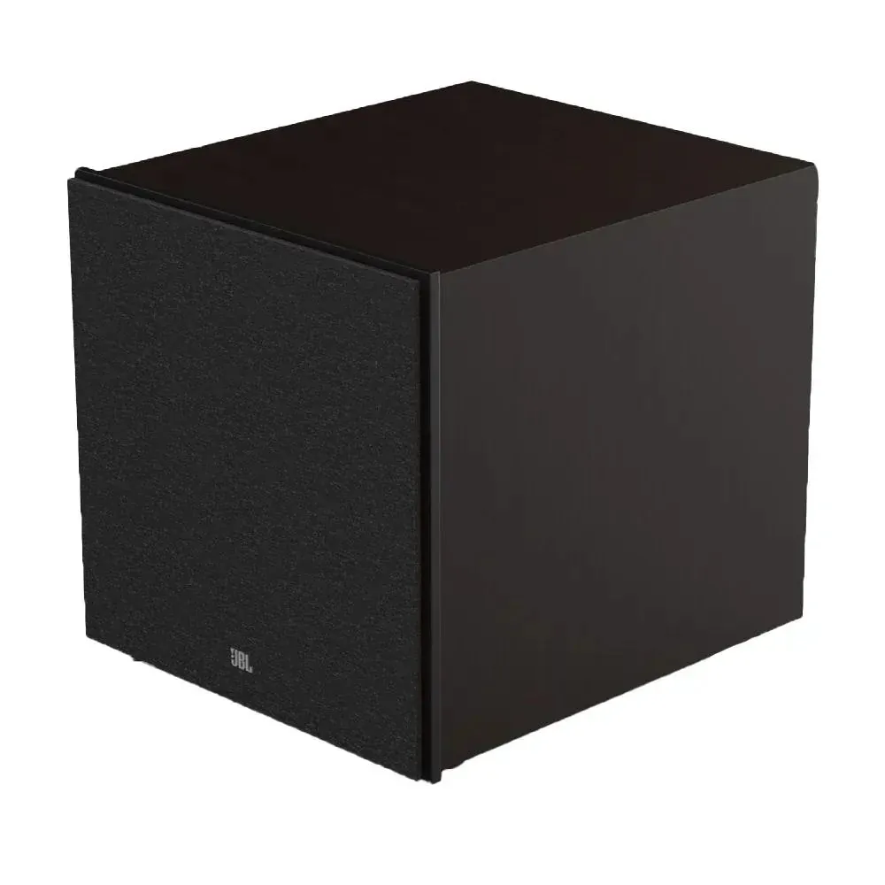 JBL STAGE 200P 300W Powered Subwoofer With 10" Woofer, Espresso Black