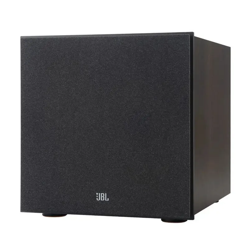 JBL STAGE 200P 300W Powered Subwoofer With 10" Woofer, Espresso Black