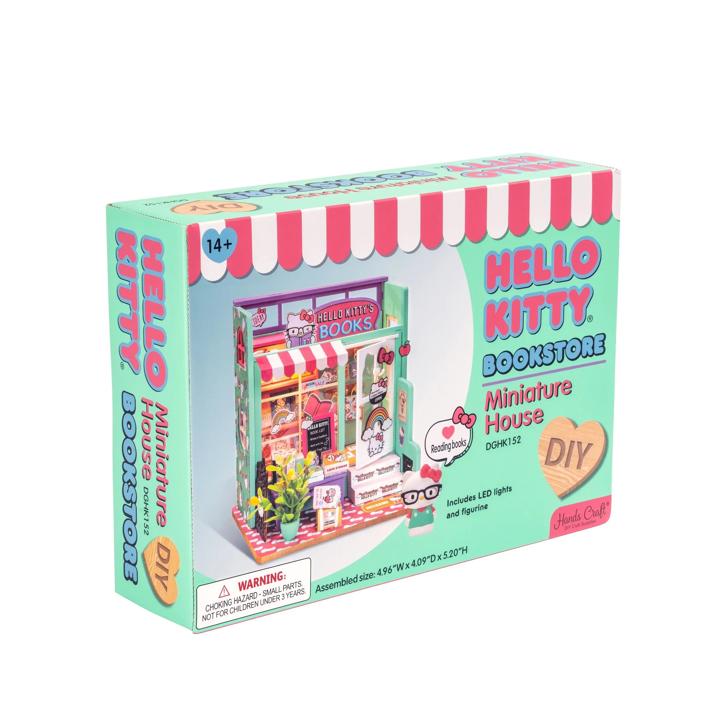 Kit - Hello Kitty Bookstore DIY Miniature House Kit