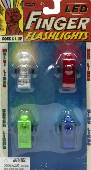 LED Finger Flashlights