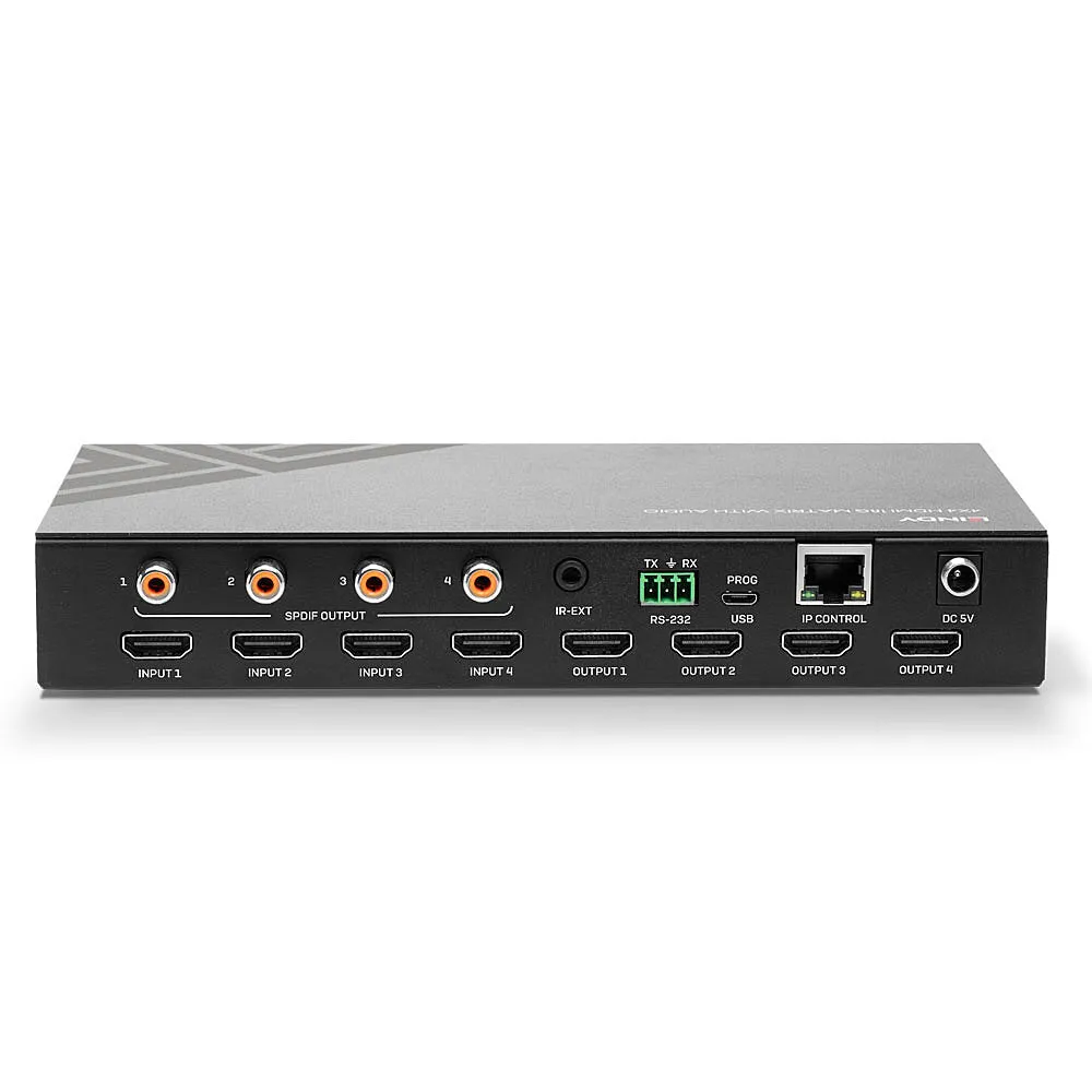 Lindy 4X4 Hdmi 2.0 18G Matrix Switch Pro - Video/Audio Switch - Rack-Mountable