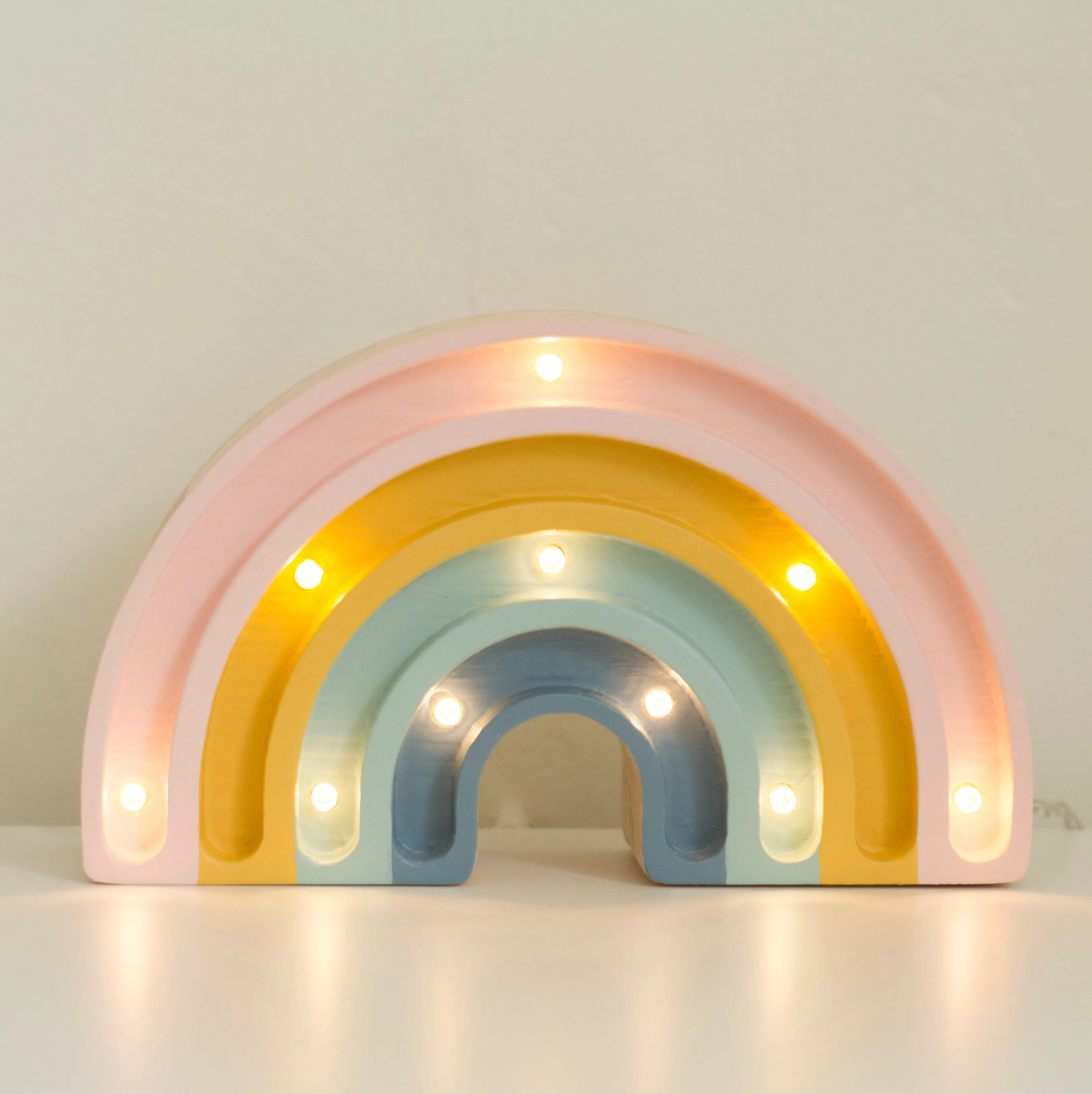 Little Lights Mini Rainbow Lamp With Glitter