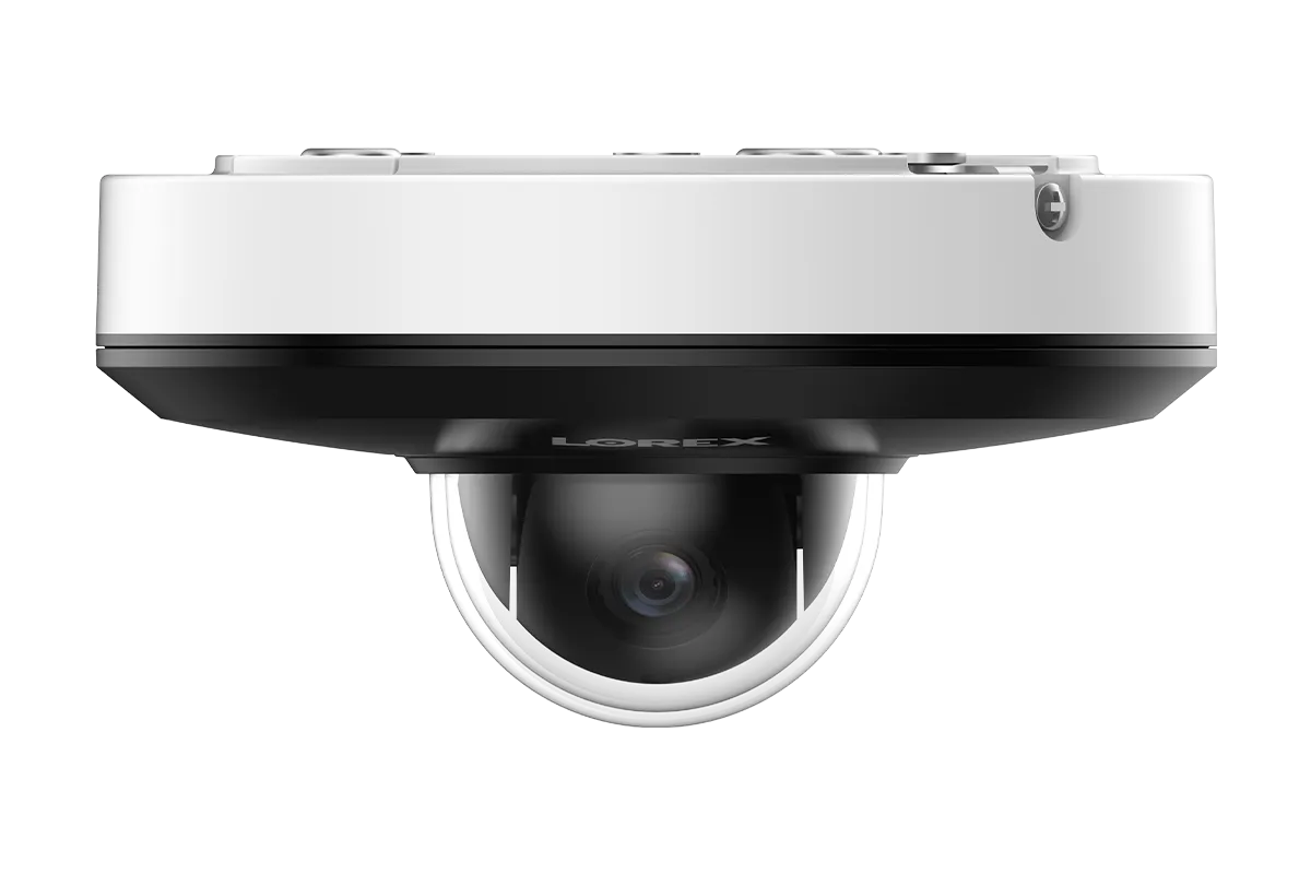 Lorex 2K (4MP) IP Wired Mini PTZ Security Camera with AI Detection and 4x Optical Zoom