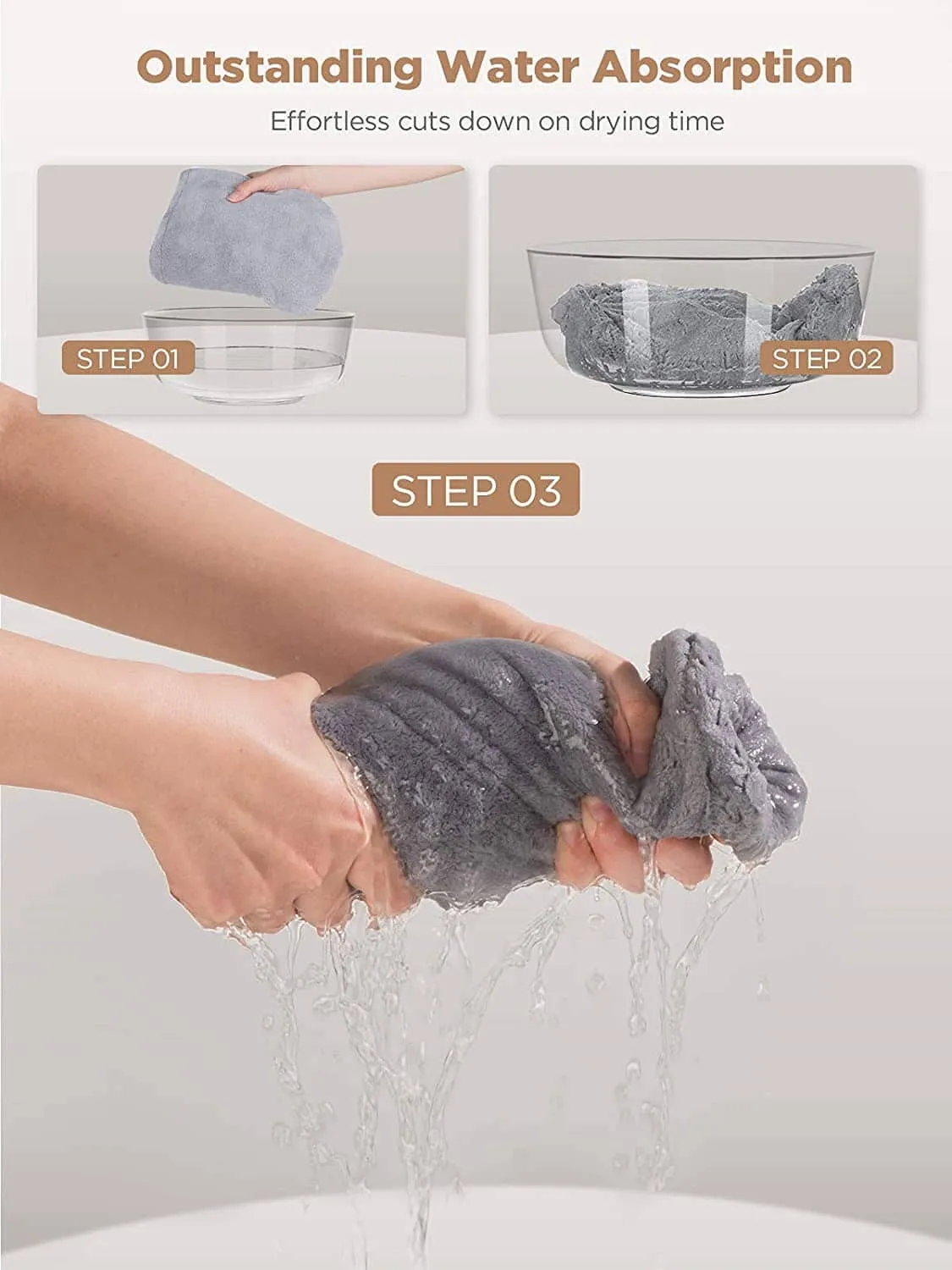 Microfiber Hair Towel | 3