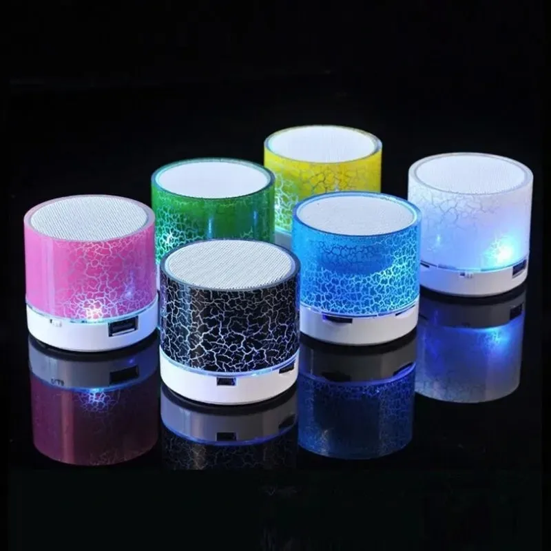 MINI LED CRACKS COLORFUL BLUETOOTH SPEAKERS