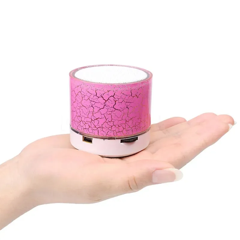 MINI LED CRACKS COLORFUL BLUETOOTH SPEAKERS