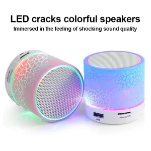 MINI LED CRACKS COLORFUL BLUETOOTH SPEAKERS