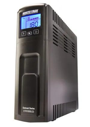 Minuteman ETR1500LCD UPS 1500VA/900W 120VAC 10 OUTLETS