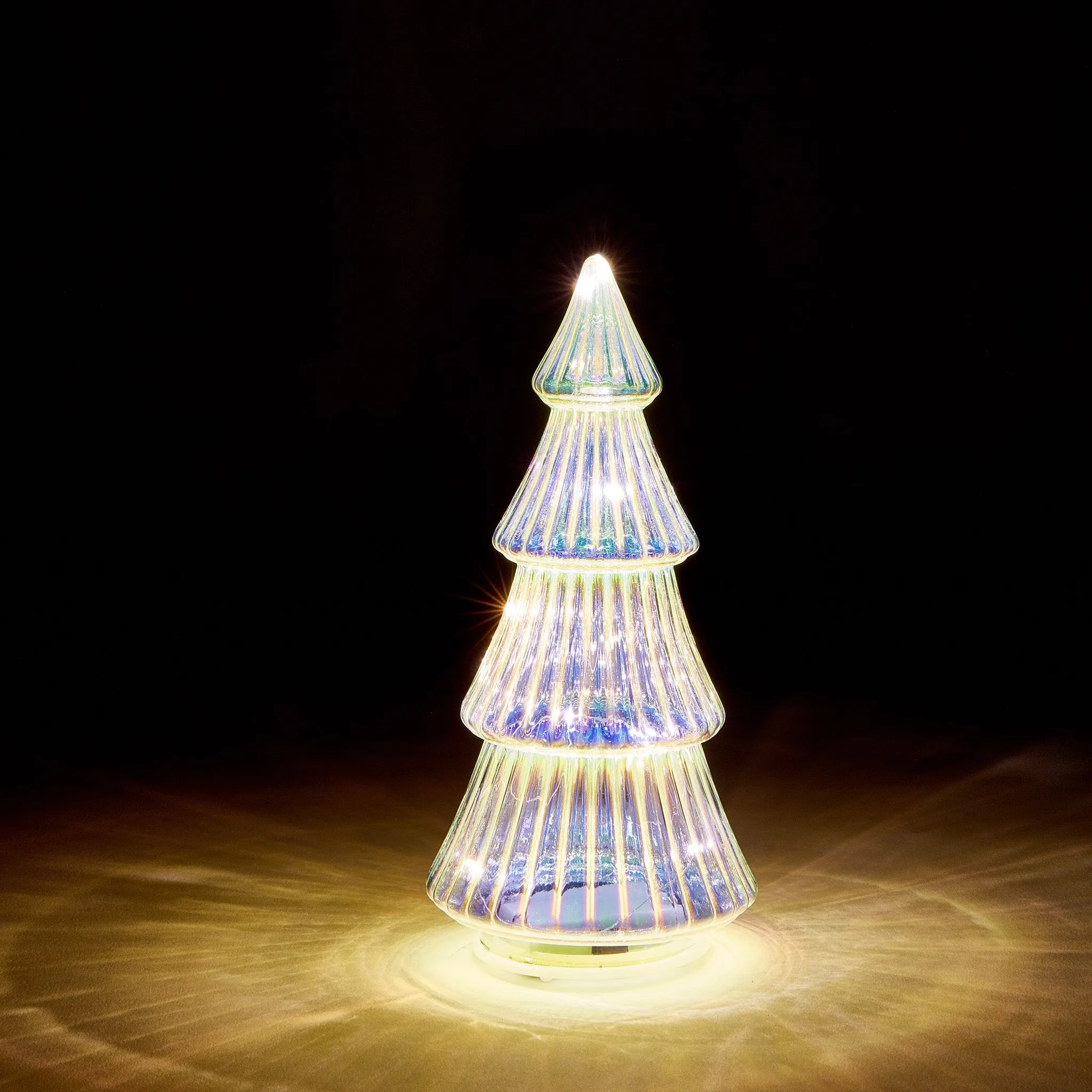 MoMA LED Glass Lighted Tree- Large - iridescent