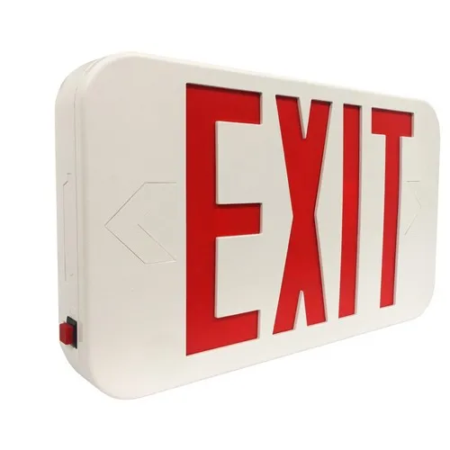 Morris Products 73012 Red LED Wh Batt Backup Exit