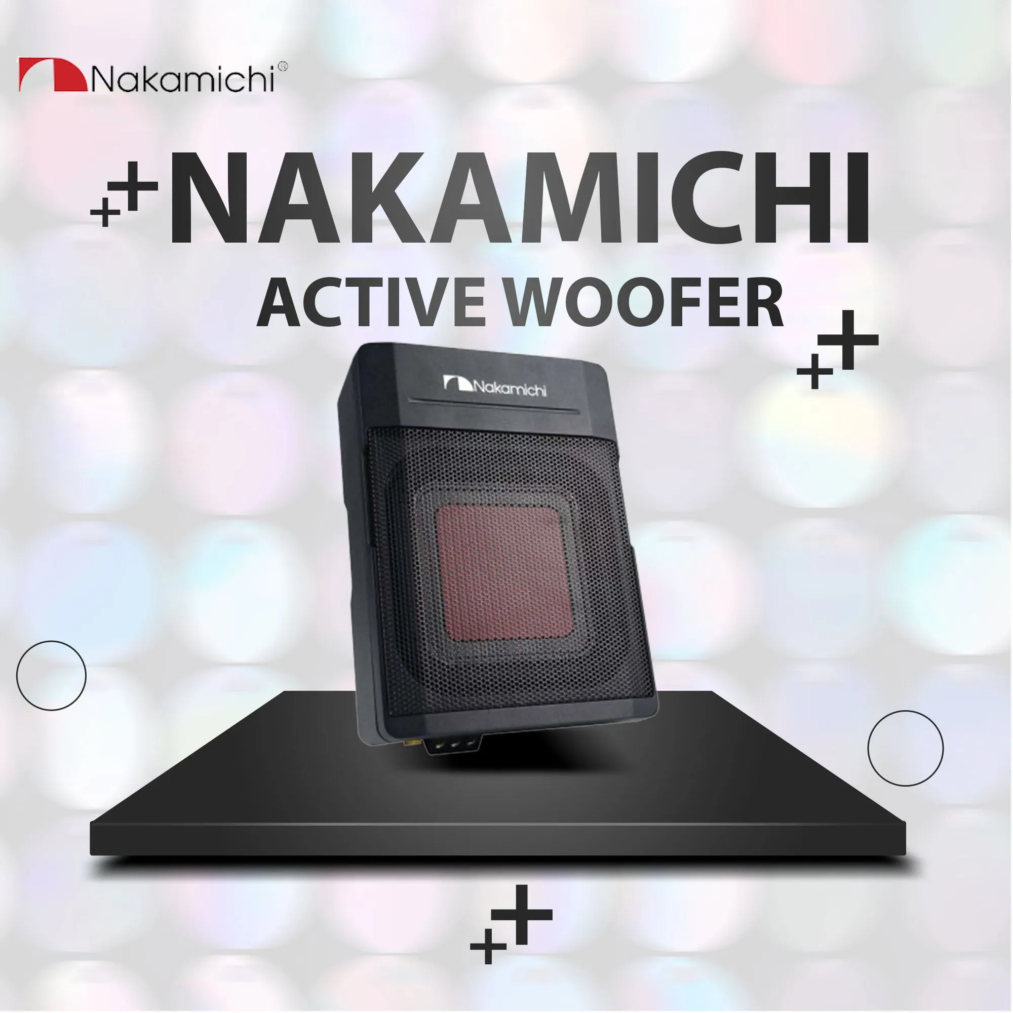 Nakamichi NBF17A  Active Car Audio Subwoofer 6.5 Inches - 650W