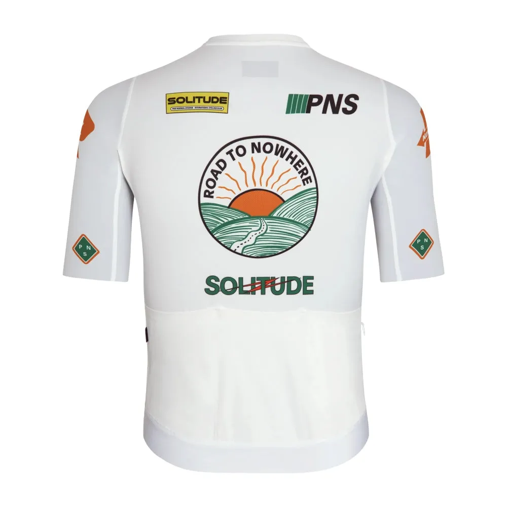 PAS NORMAL STUDIOS Solitude Logo Jersey SS23 - White