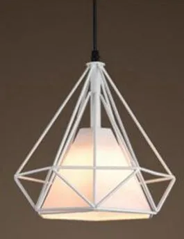 Pendant Lights, Modern Colorful Birdcage LED Kitchen Island Hanging Lighting Fixture