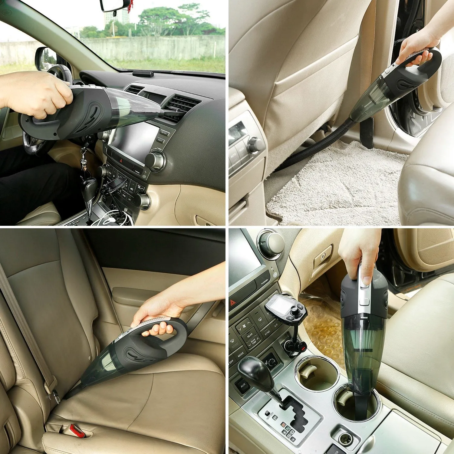 Portable Cordless Handheld Car Vacuum with Strong Suction