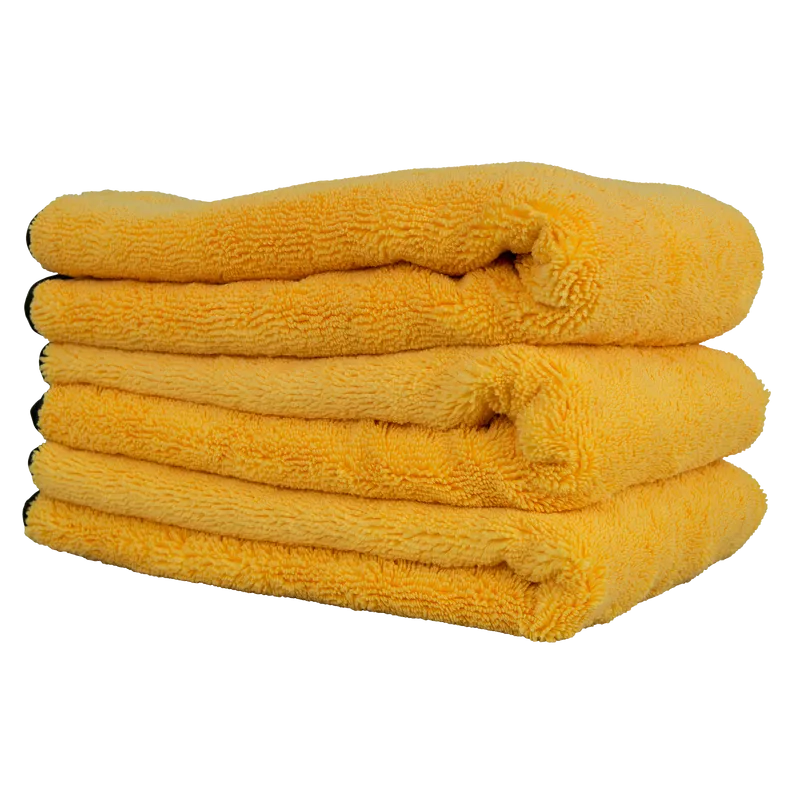 Professional Grade Premium Microfiber Towel 3 Pack (24x16) -Silk Edges